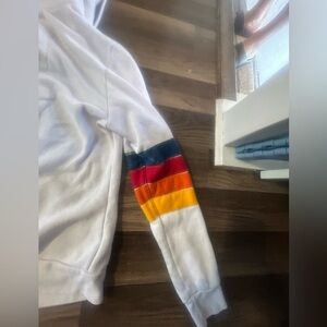 Aviator nation rainbow hoodie size small